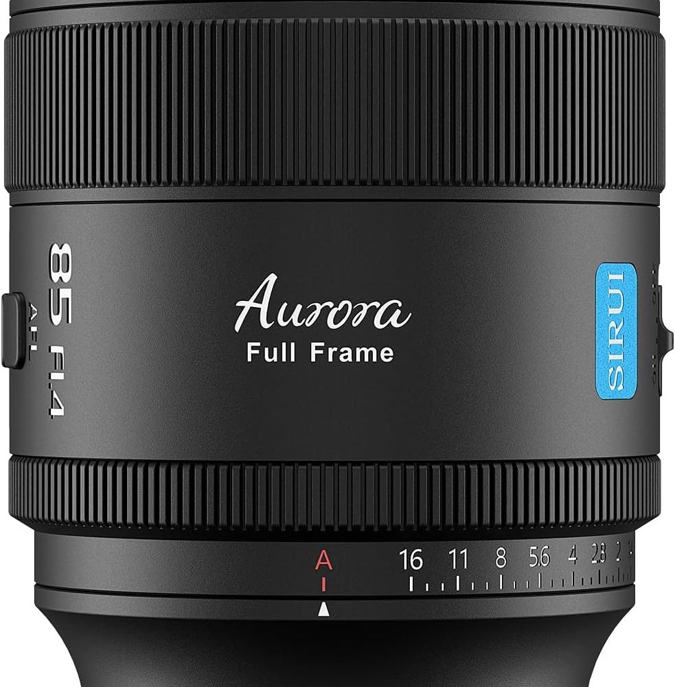 SIRUI Aurora 85mm F1.4 Full Frame Auto Focus Lens, Telephoto Prime Portrait Lens for E Mount Cameras FX3, FX6, A7, A9 Series, A7R Series, A7S Series, ZV-E1