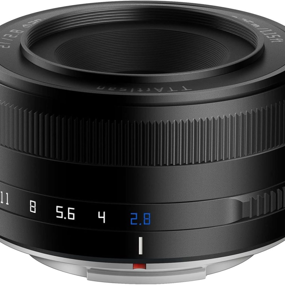 TTartisan 27mm F2.8 Autofocus Lens, Compatible with Fuji X-Mount Cameras XS10 X-A5 X-A7 X-M1 X-M2 X-E4 X-T1 X-T10 X-T2 X-T20 X-T3 X-T4 X-T100 X-T200 X-T30 X-Pro1 X-Pro2 X-Pro3 X-E1 (Black)